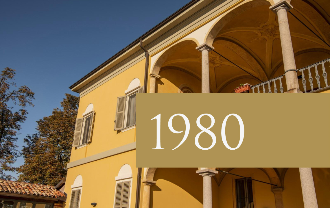 Farmhouse facade with portico